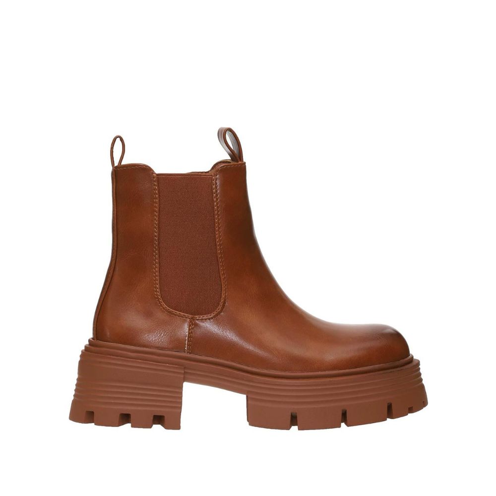 ENVIE BROWN ANKLE BOOTS