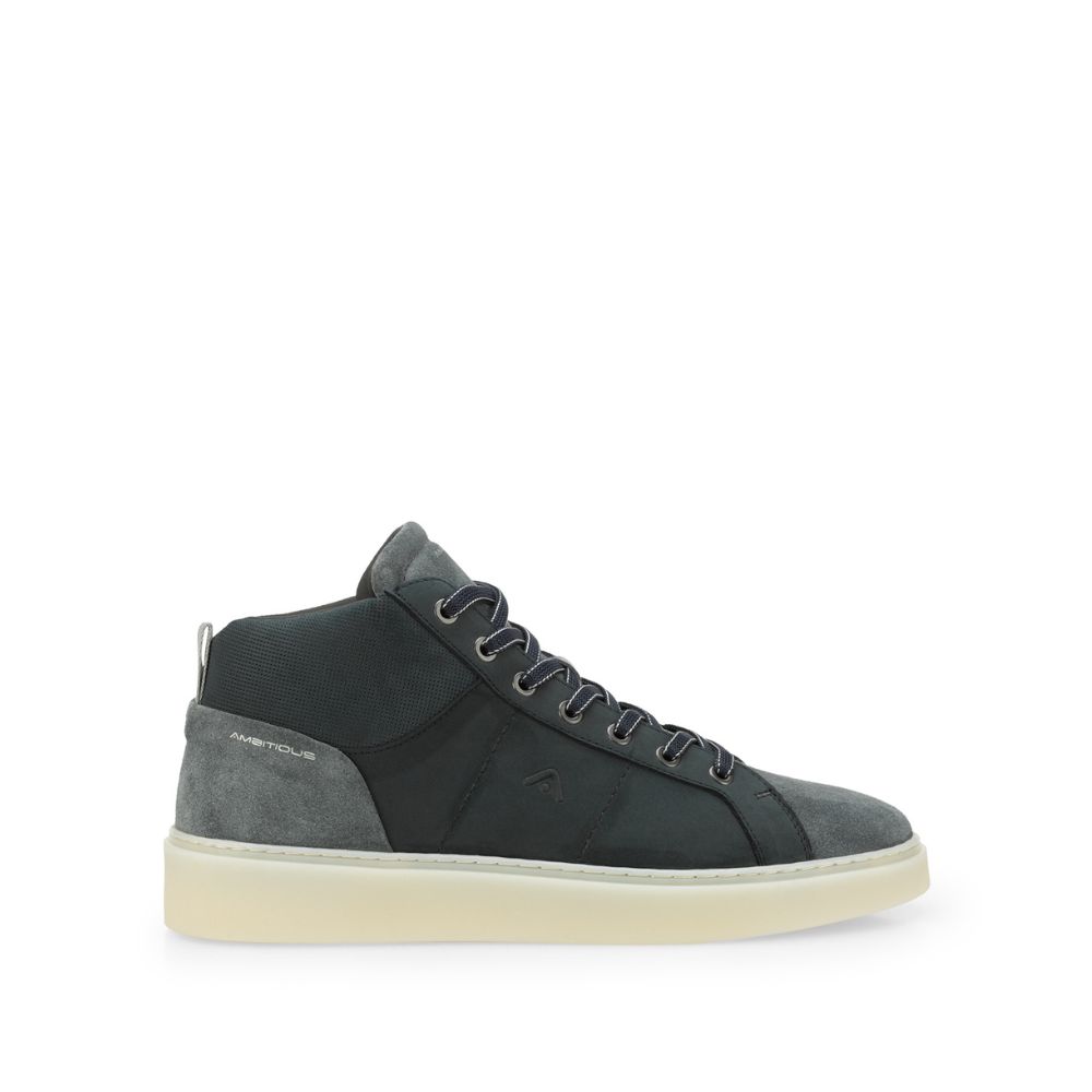 AMBITIOUS HIGH TOP NAVY SNEAKERS