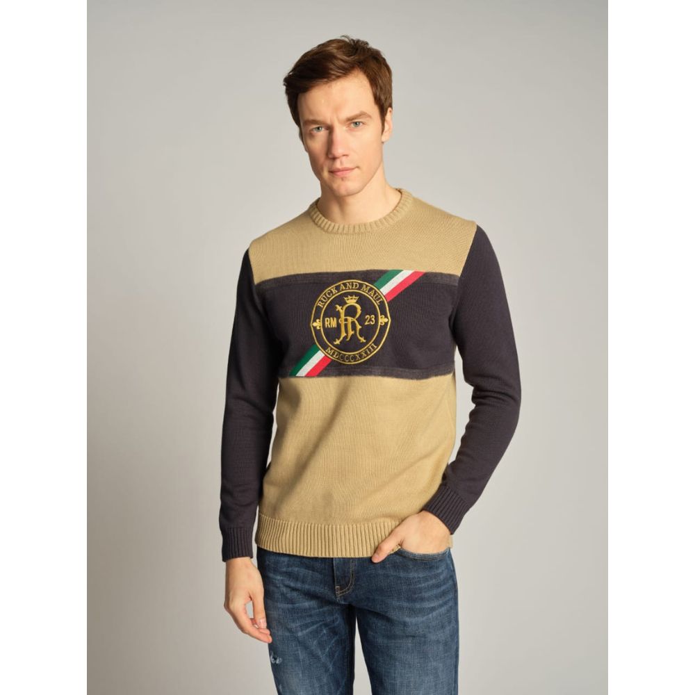 RUCK AND MAUL BEIGE KNITWEAR