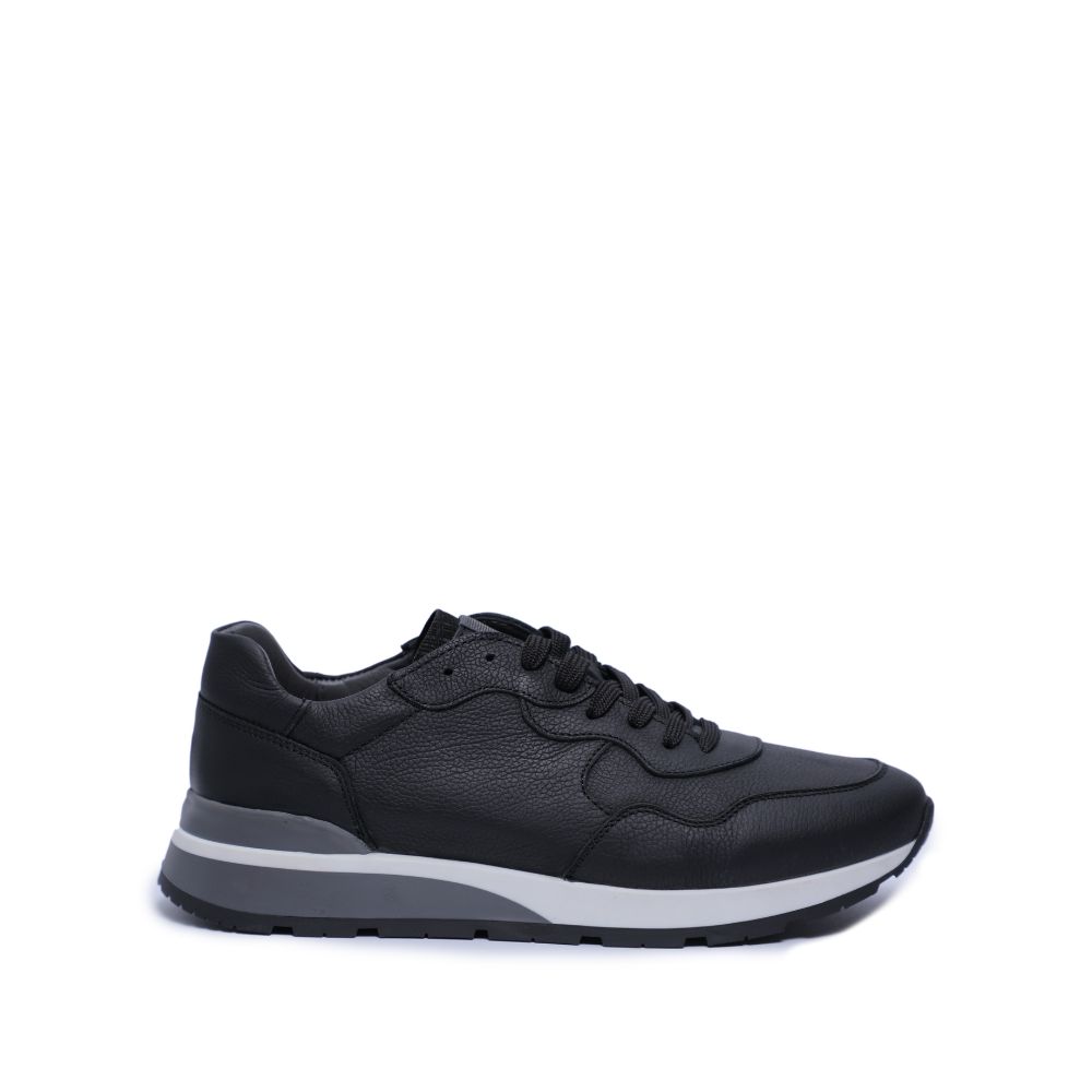 PARKLAND LEATHER BLACK SNEAKERS