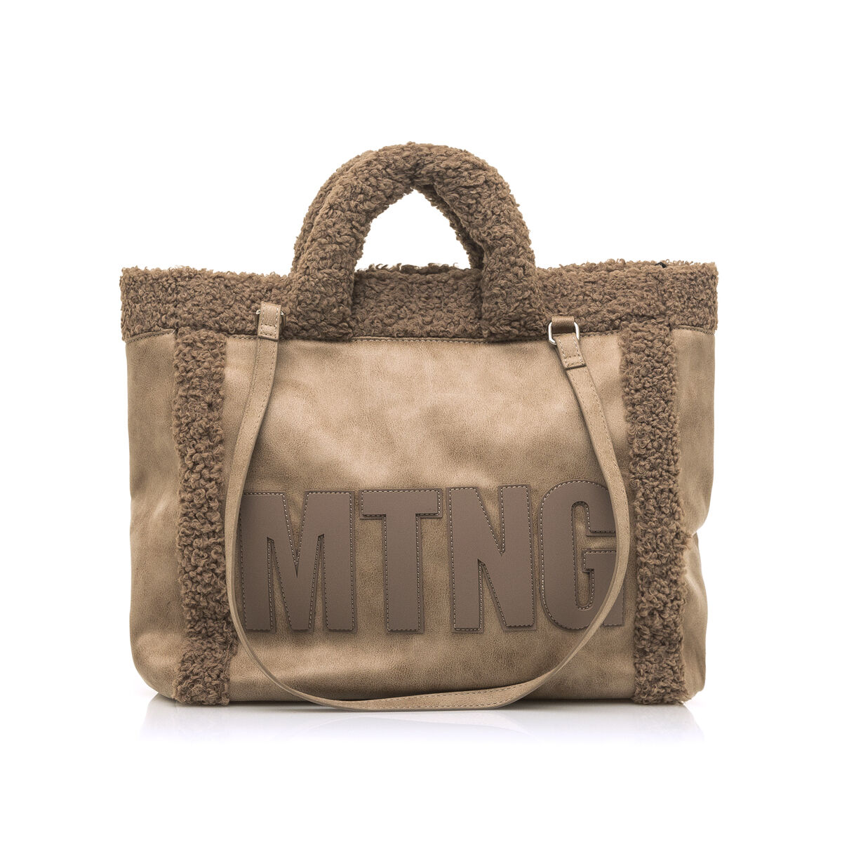 MTNG SHOPPER SHAPE BROWN BAG