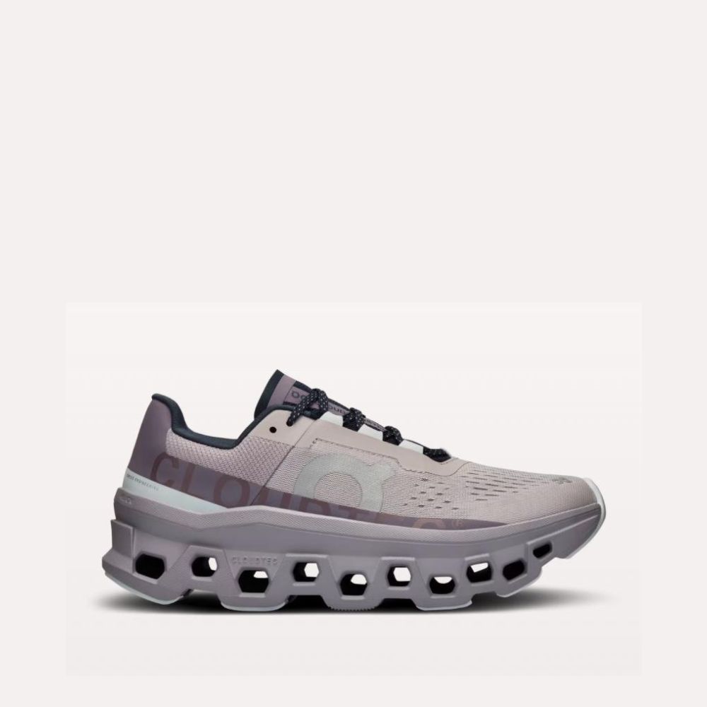 ON WOMEN CLOUDMONSTER PEARL RUNNING SHOES